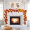 2 Pack Fall Garland Maple Leaf, 5.7Ft/Piece Hanging Thanksgiving Decor Artificial Autumn Garland for Wedding Home Fireplace Party Autumn Decoration